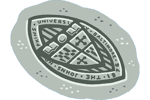 Illustration of the Johns Hopkins Seal